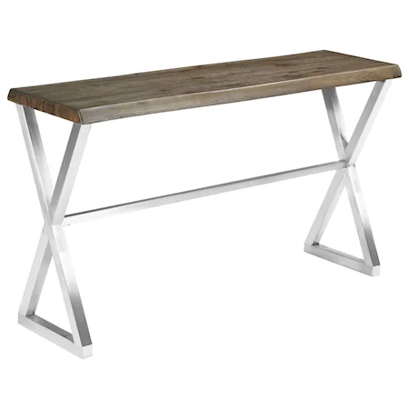 Kinley Sofa Table with Metal Base